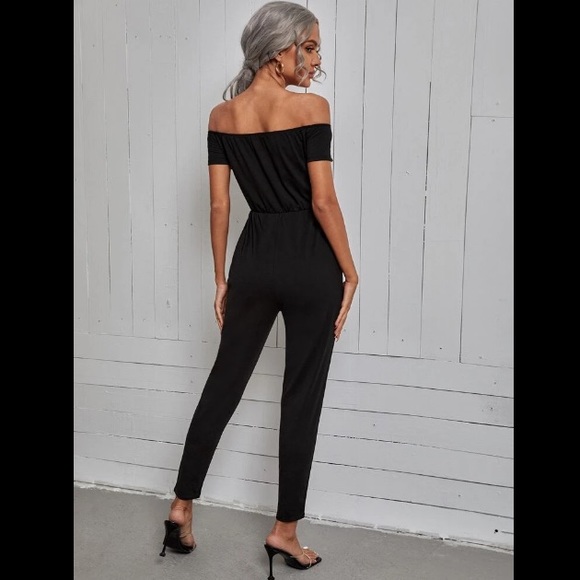 Shein | off shoulder jumpsuit size small - Picture 2 of 5